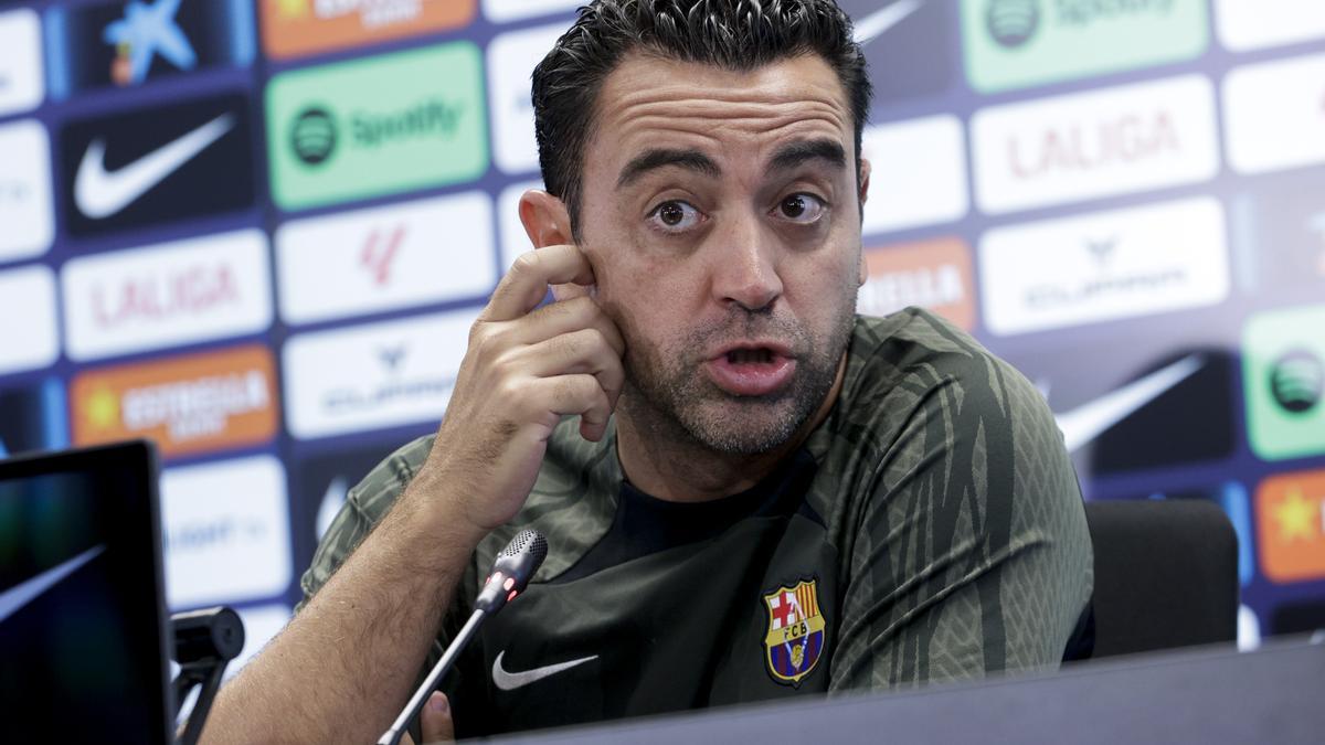 Rueda de prensa de Xavi Hernández