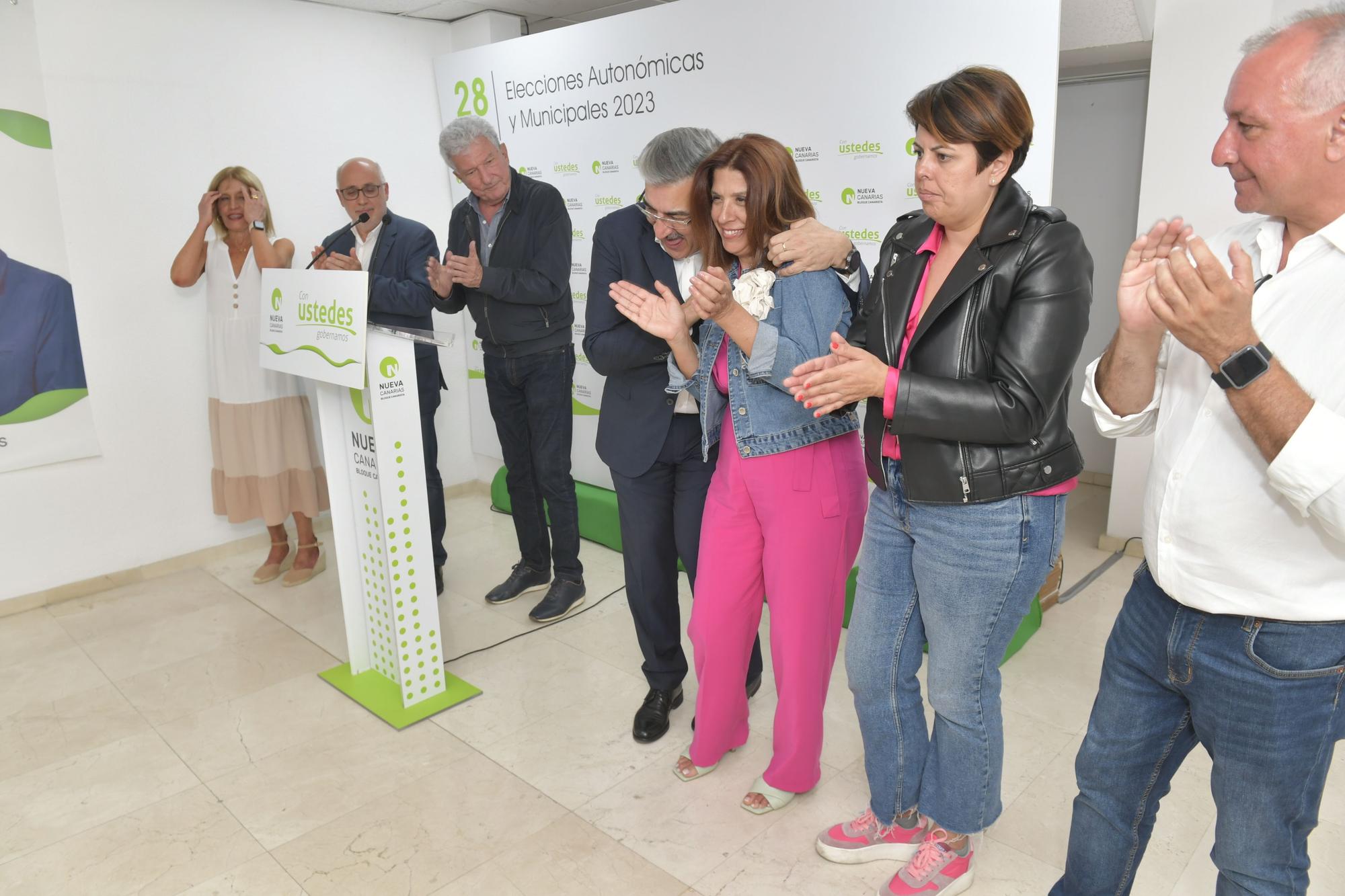 Noche electoral con Nueva Canarias