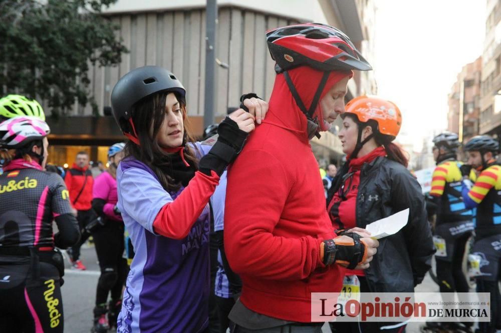 Murcia Maratón. Salida patinadores