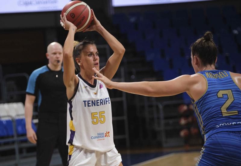 Partido Clarinos Tenerife - Fribourg de la Eurocup Women de baloncesto