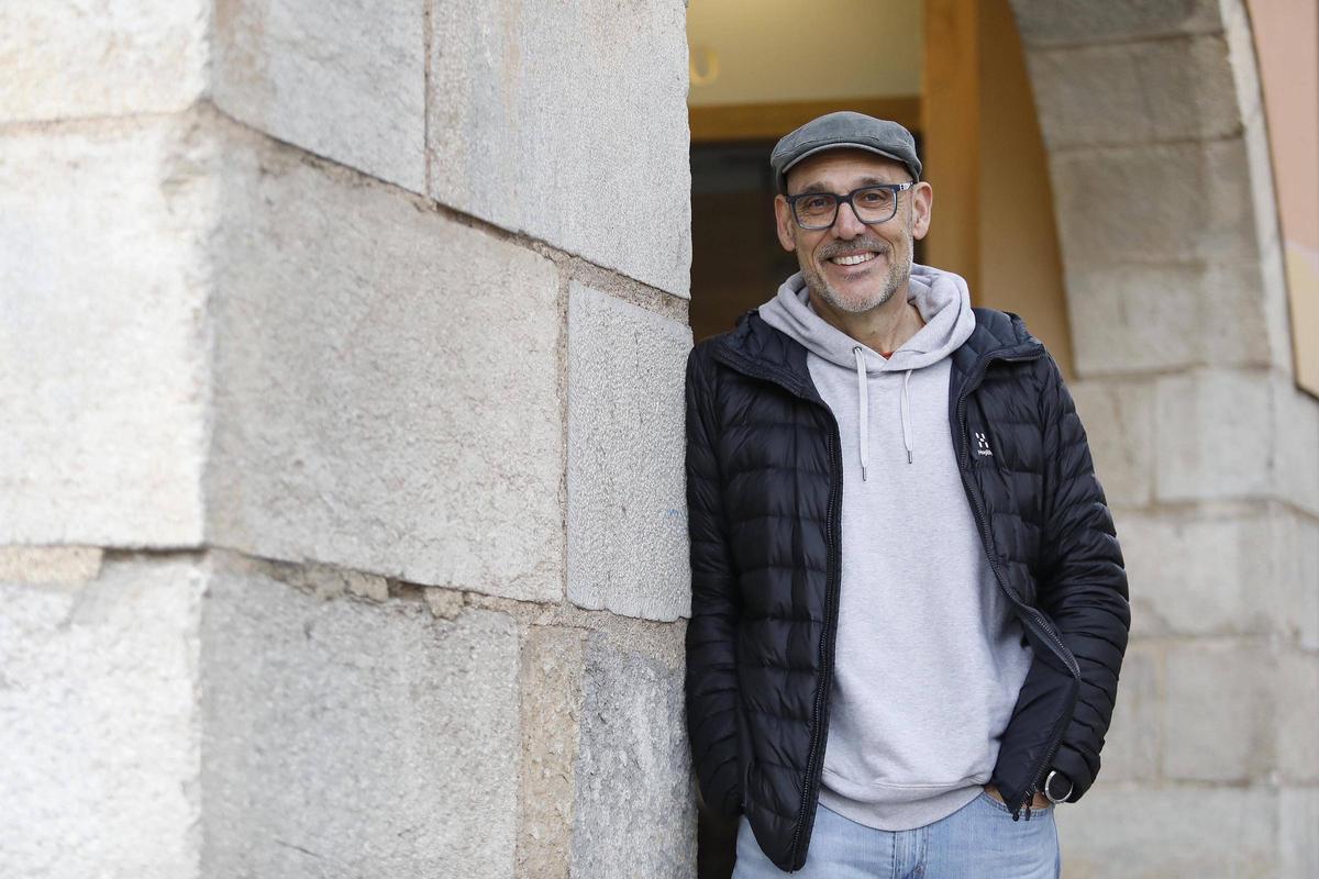 Robert Vila, a la Plaça Catalunya de Girona fa uns dies.