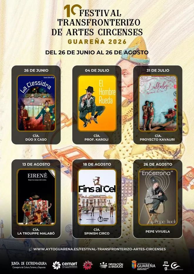 ‘Encerrona’ de Pepe Viyuela destaca en la programación del Festival Transfronterizo de Artes Circenses de Guareña