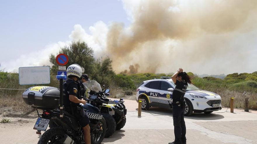 Incenio en la Devesa del Saler