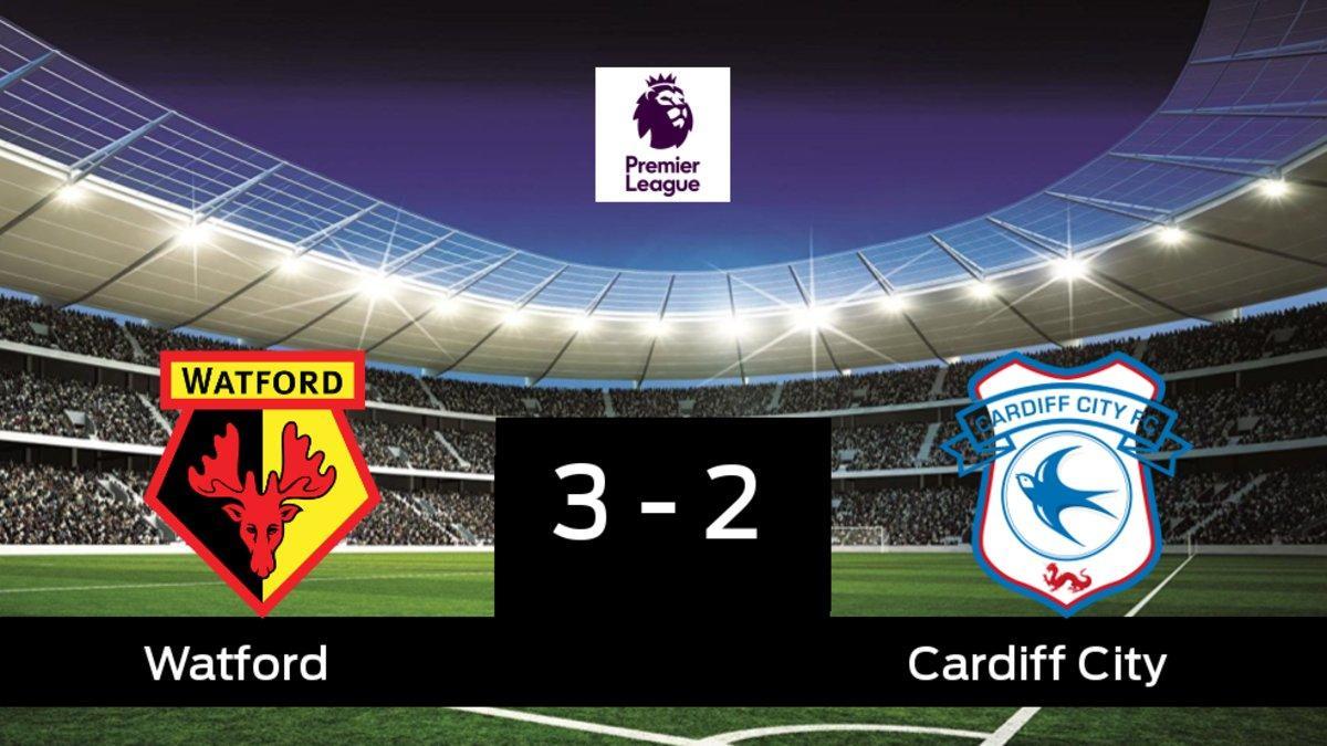 El Watford gana en el Vicarage Road Stadium al Cardiff City