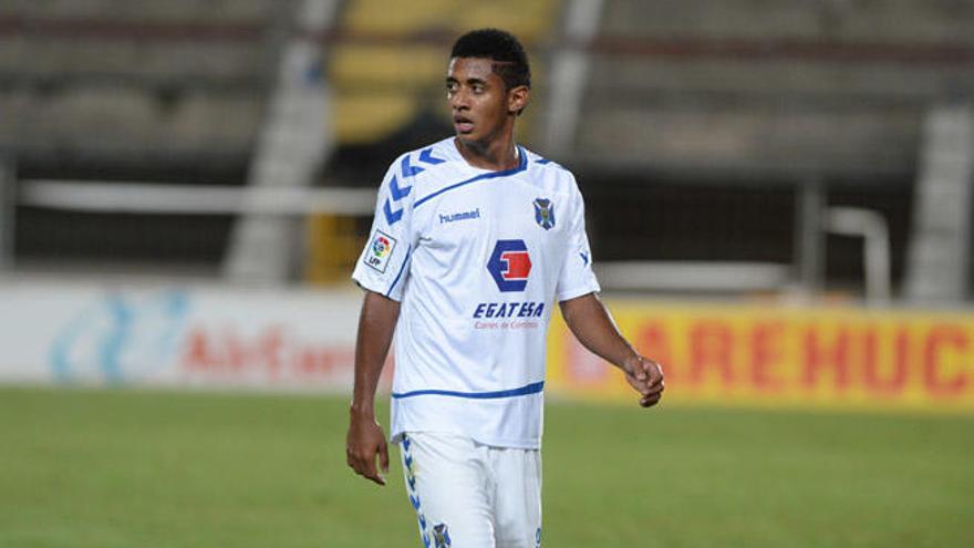 El &#039;Choco&#039; Lozano, delantero hondureño del CD Tenerife.