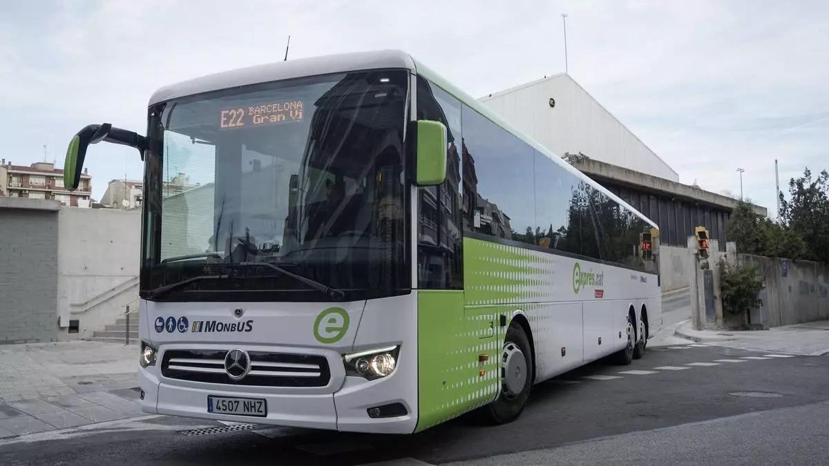 Autobús de la línea Manresa-Barcelona.