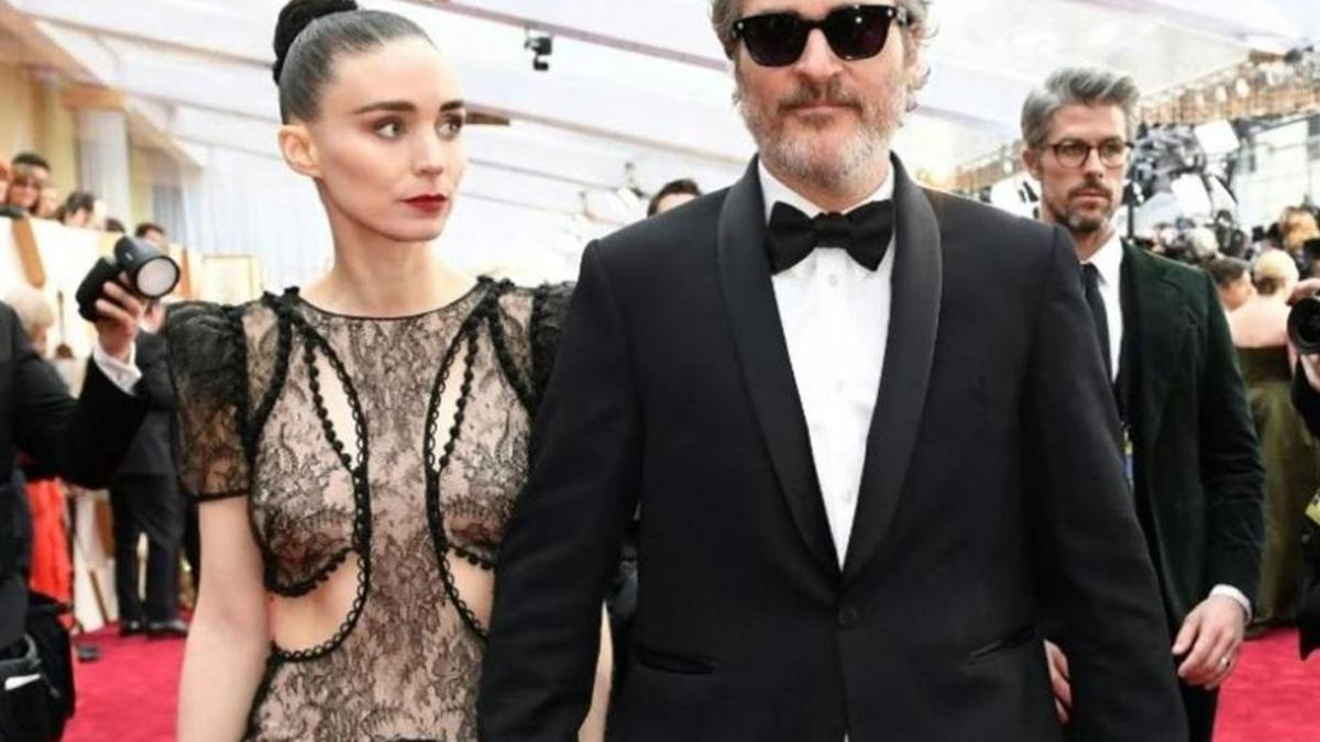 Rooney Mara y Joaquin Phoenix.