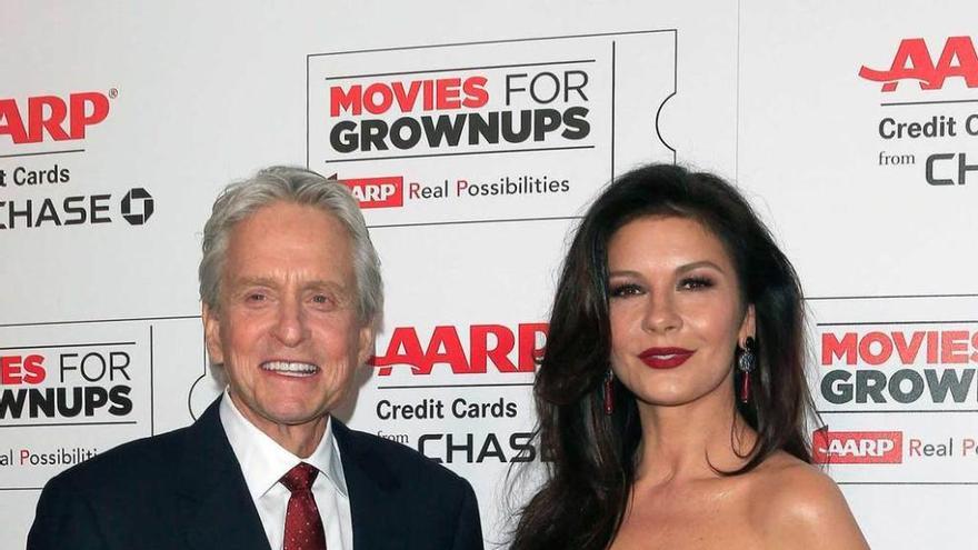 Douglas y Zeta-Jones.