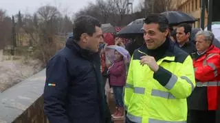 Juanma Moreno reclama ayuda estatal y europea ante el gran impacto económico en Andalucía del tren de borrascas