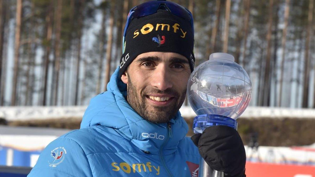 Fourcade tras la victoria en Kontiolahti