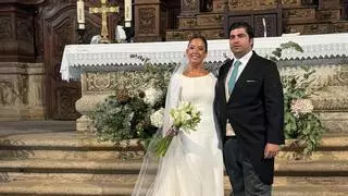 Boda aristocrática en Cáceres: "sí quiero" en San Mateo y celebración en Las Seguras
