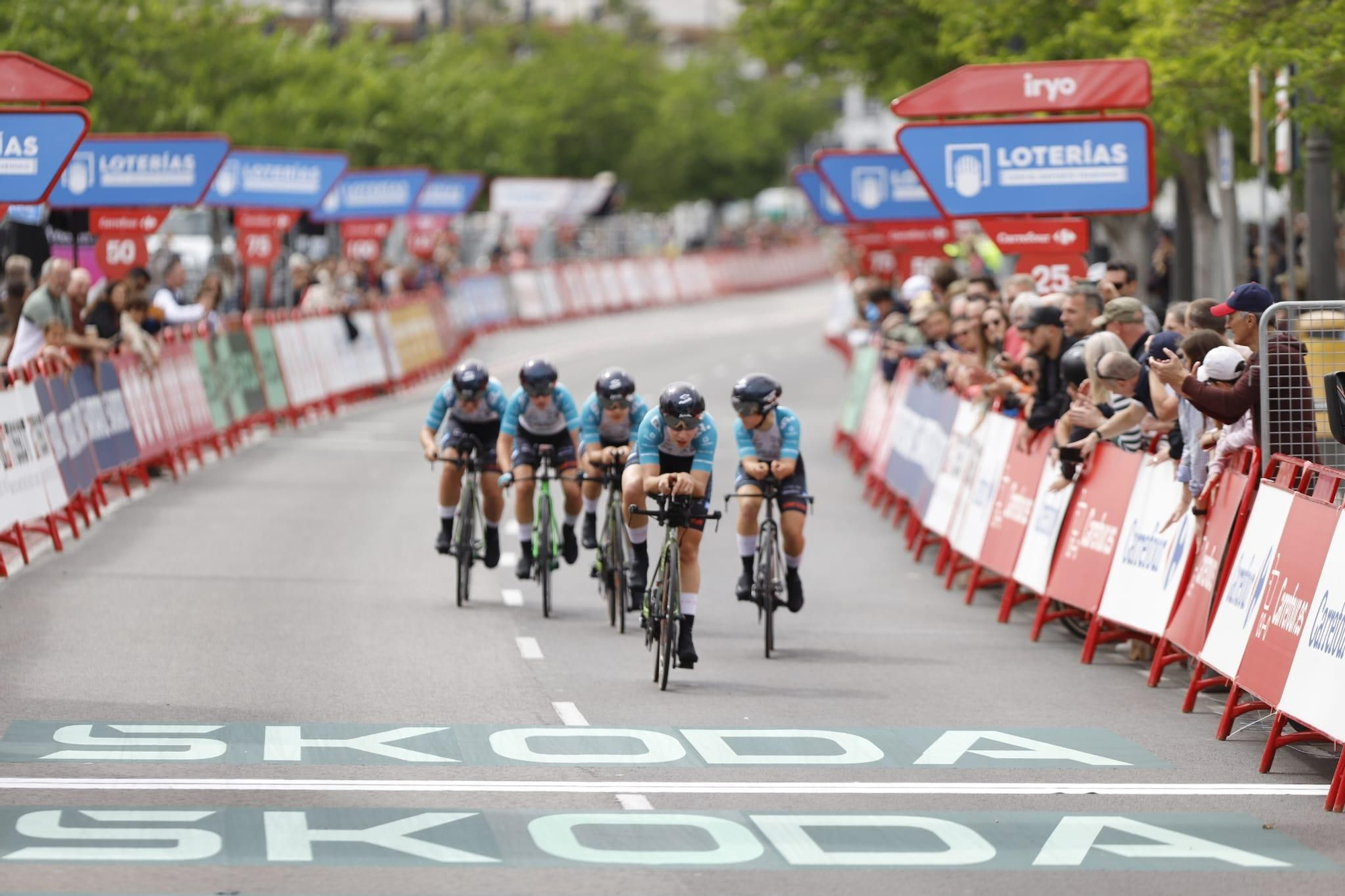 Primera etapa de La Vuelta a España Femenina en València