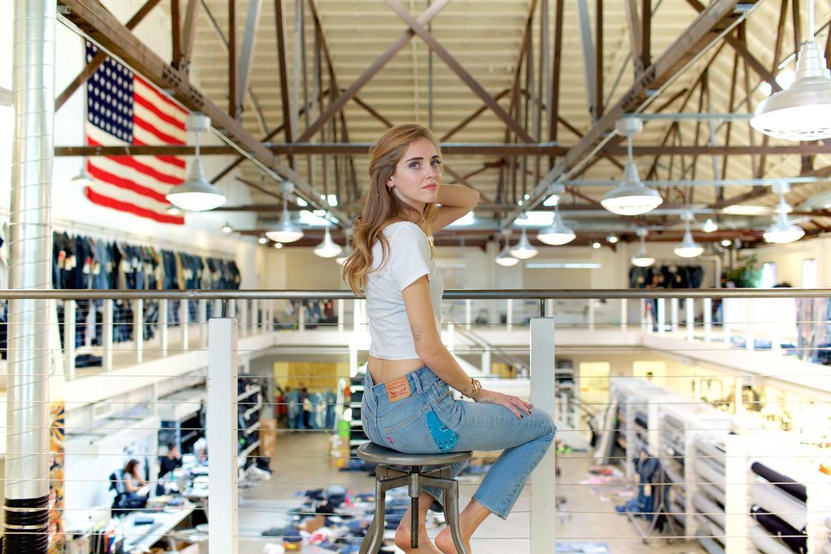 Chiara Ferragni colabora con Levi’s 3