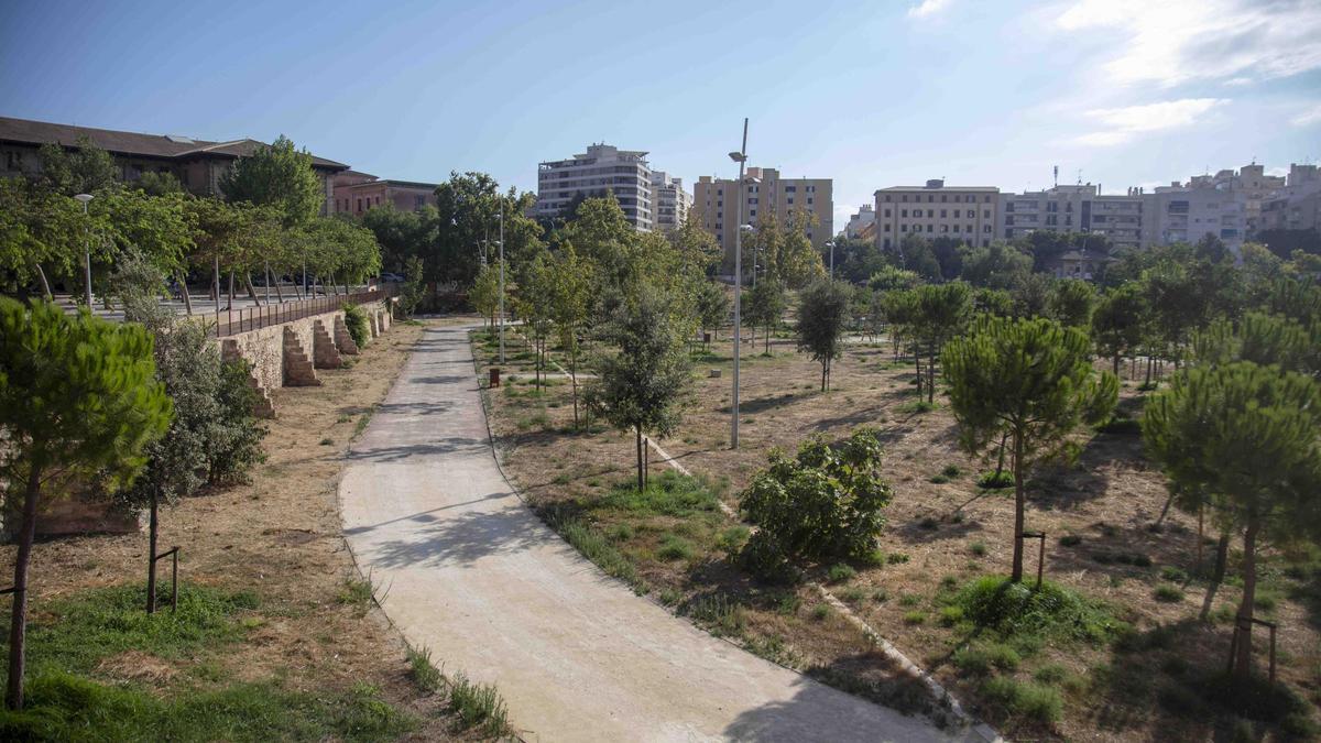 El parque del Canódromo de Palma.