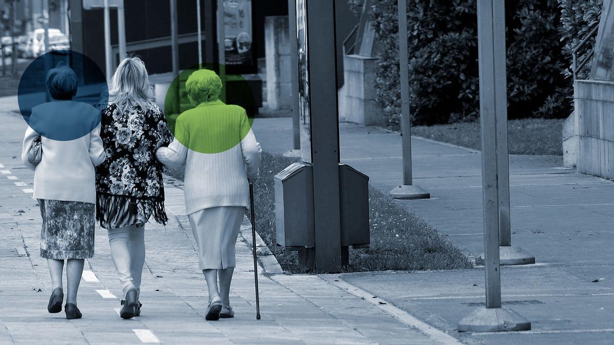 Cuatro concejos tienen más de diez mayores por cada joven