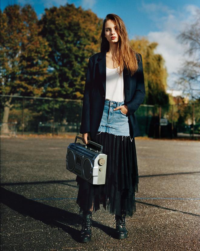 Zara, 'pretty in punk', denim