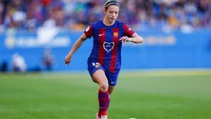 Aitana, en el partido ante el Villarreal