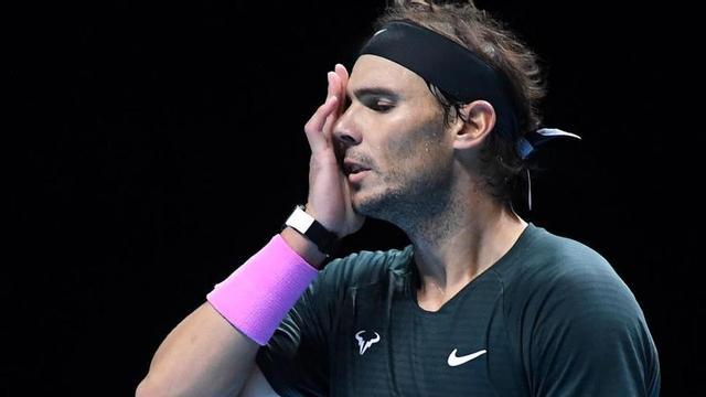 Una imagen de Rafa Nadal, ante Daniil Medvedev.