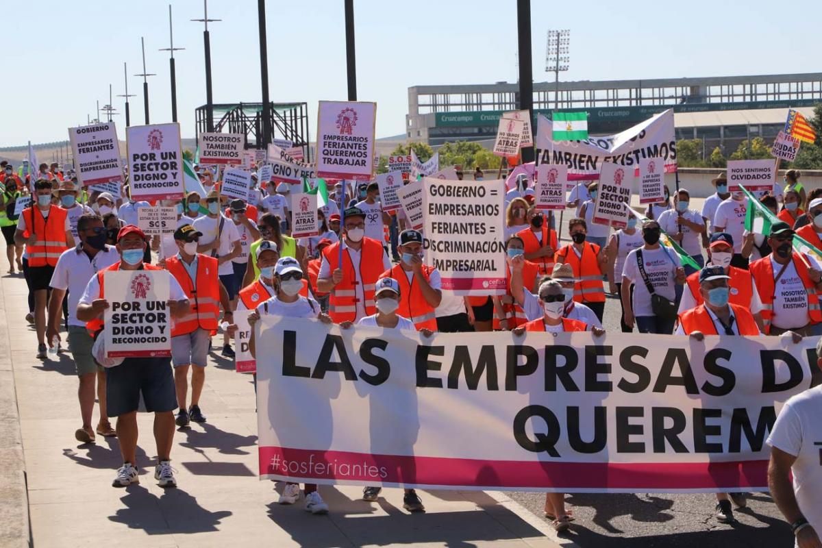 Los feriantes se sienten olvidados