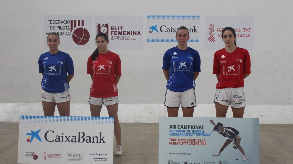 Semifinals: XIII Campionat Individual CaixaBank de raspall d’Elit Femenina – Trofeu President de la Generalitat Valenciana