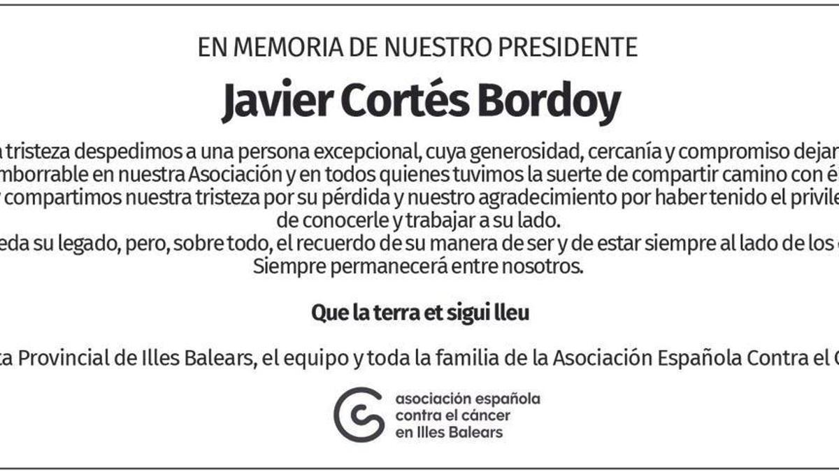 Javier Cortés Bordoy