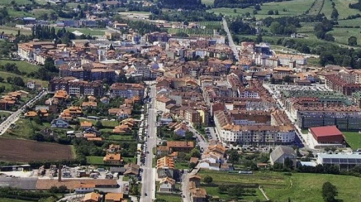 Vista general de la capital de Villaviciosa.