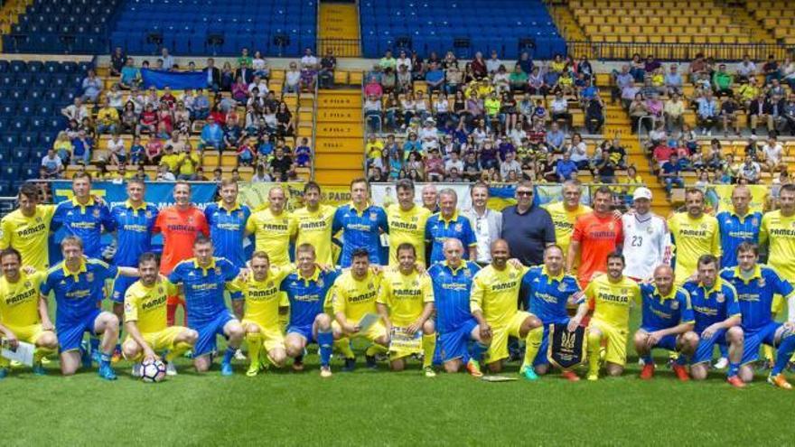 Amistoso Victoria de los veteranos del Villarreal ante Ucrania