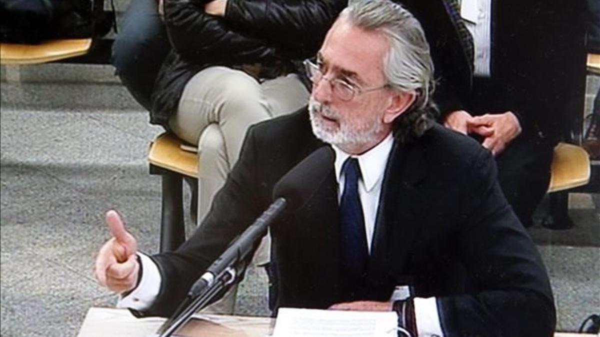 Francisco Correa, durante su declaración en el juicio del 'caso Gürtel'.