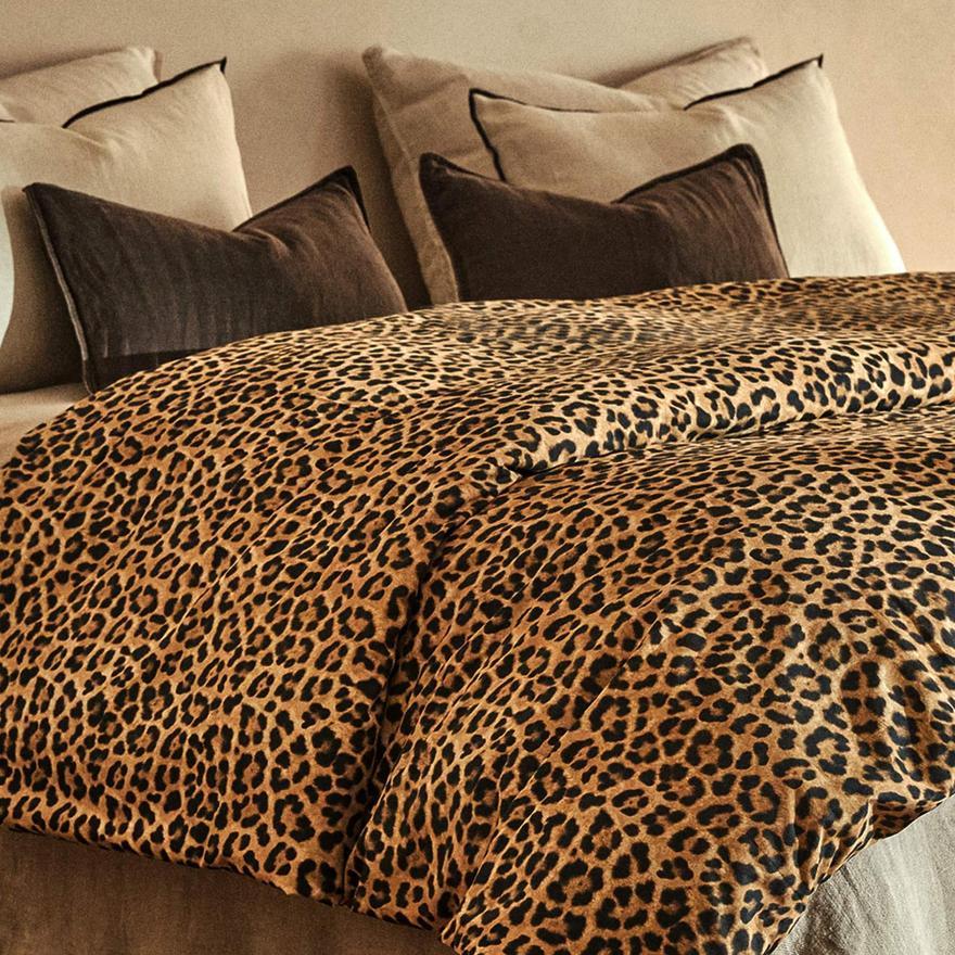 Fundas nórdicas Zara Home | ¿Te atreves con el estampado de leopardo?