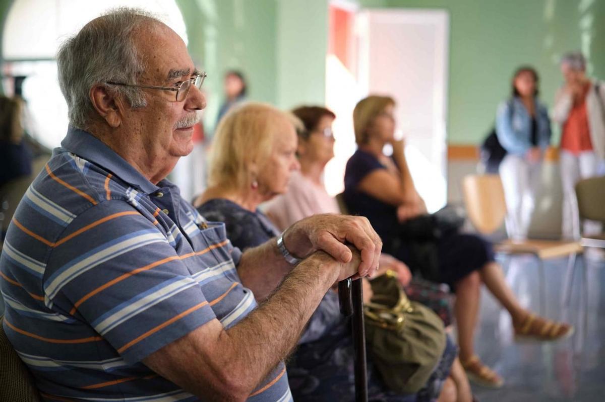 Encuentro de mayores en Tenerife.