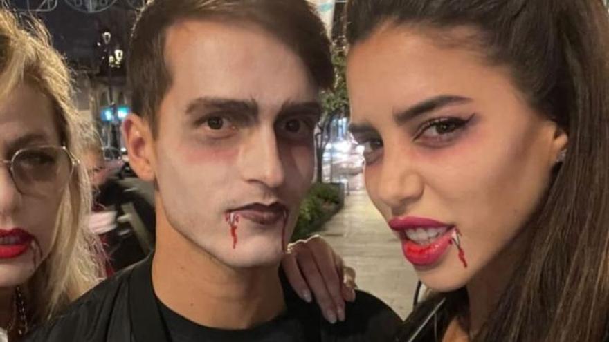 Denis Suárez, en la noche de Halloween