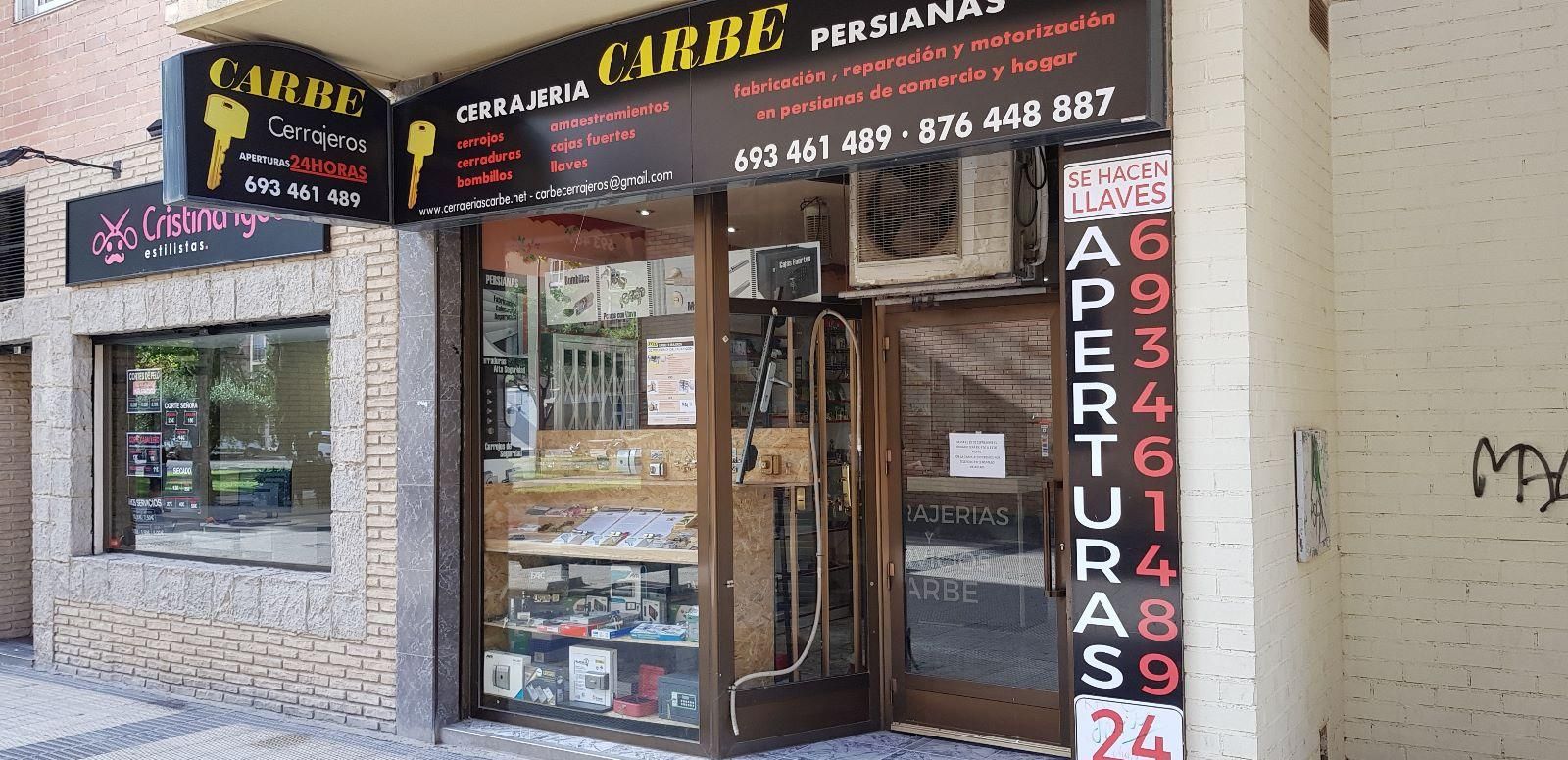 Carbe Cerrajeros se encuentra en la calle Alberto Duce, 4, en Actur.