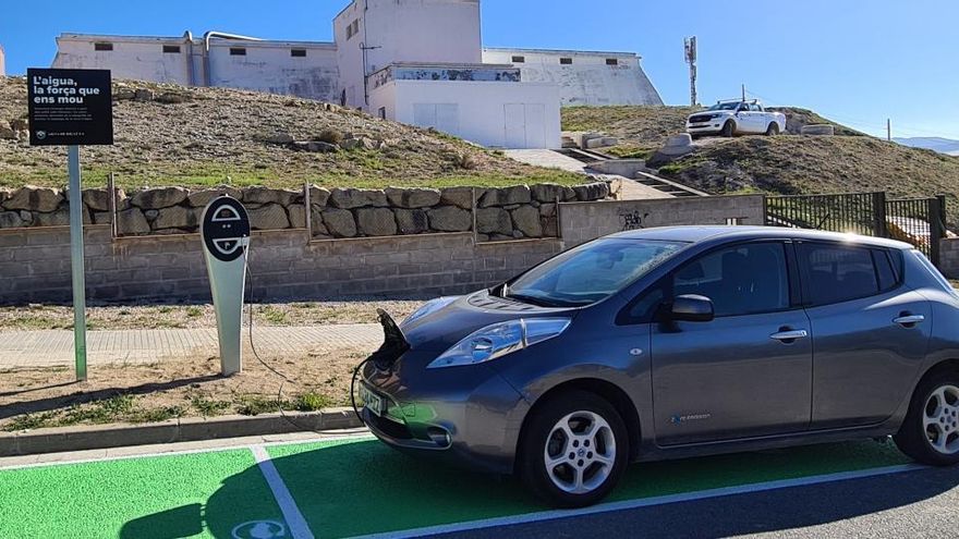 El punt de càrrega instal·lat a Igualada