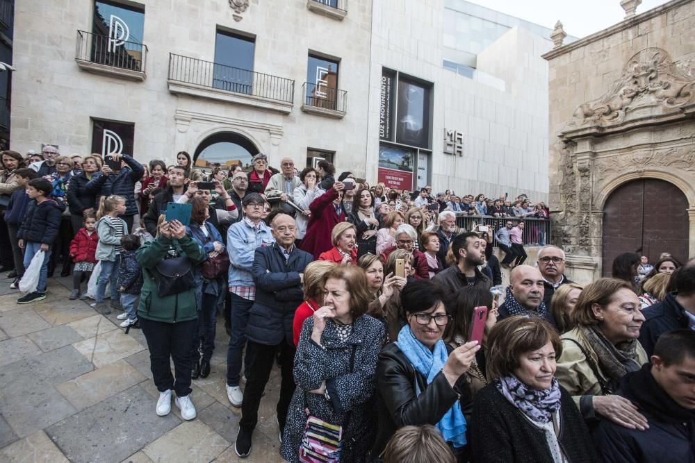 Tradicional encuentro del Cristo del Mar con su madre, la Virgen de los Dolores