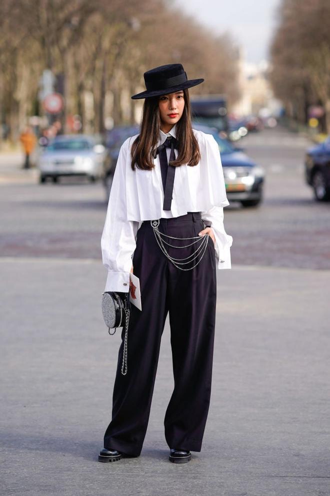 Street Style : Paris Fashion Week cowboy trend