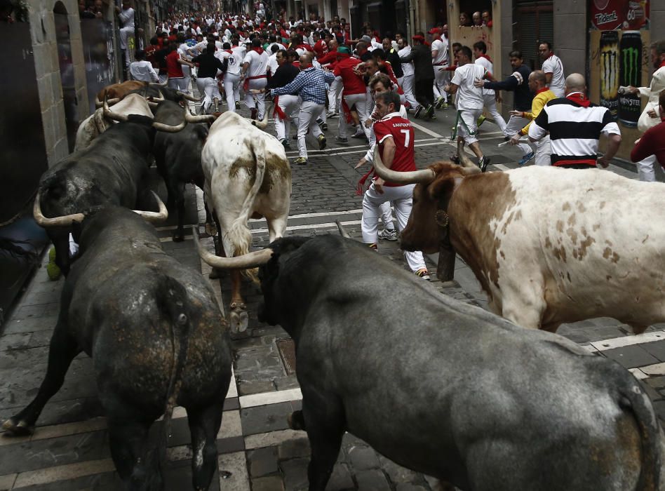 Último encierro de los Sanfermines 2016