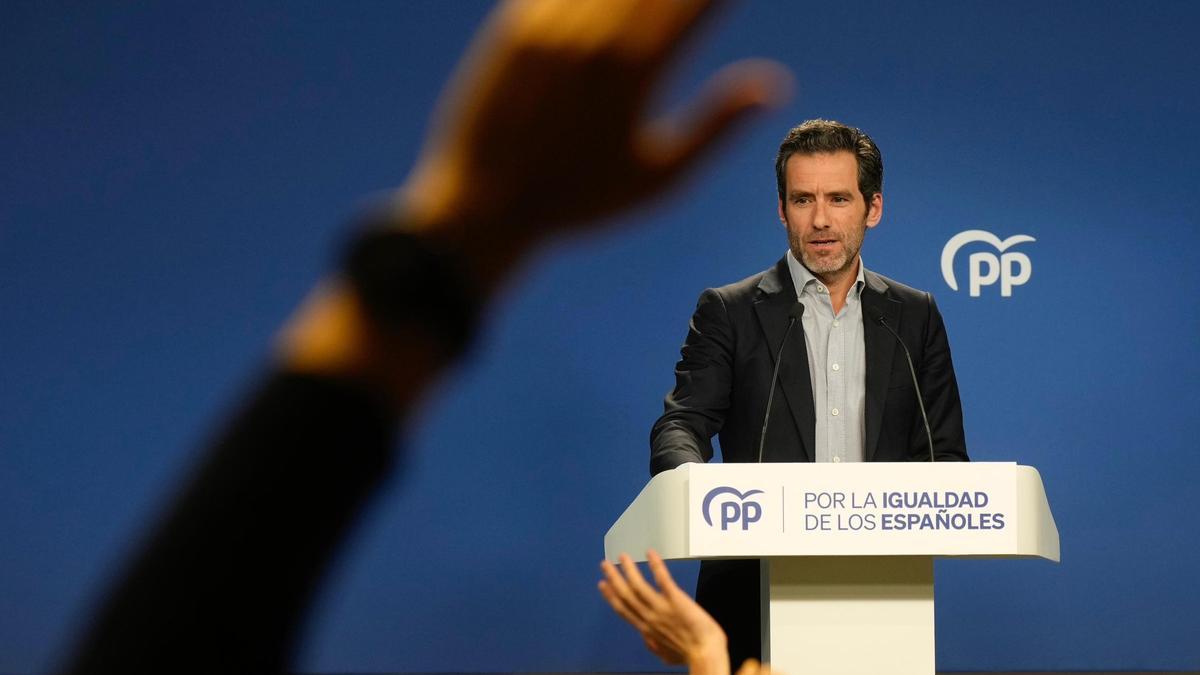 El portavoz del PP, Borja Sémper.