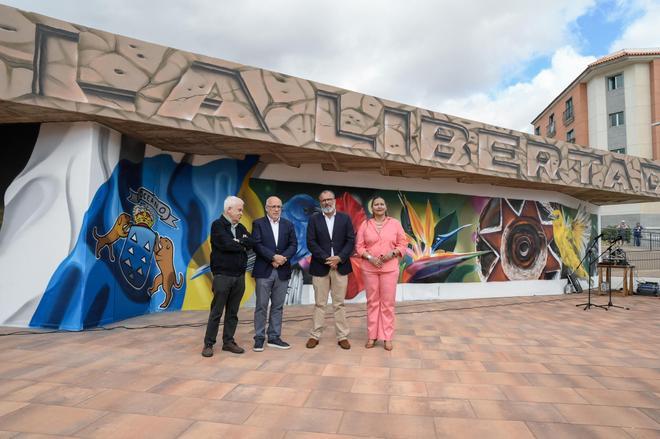Presentación de la rehabilitación del Parque de La Libertad de Vecindario
