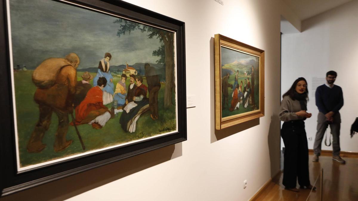 Inauguración exposición "Las dos meriendas" en el Museo Evaristo Valle