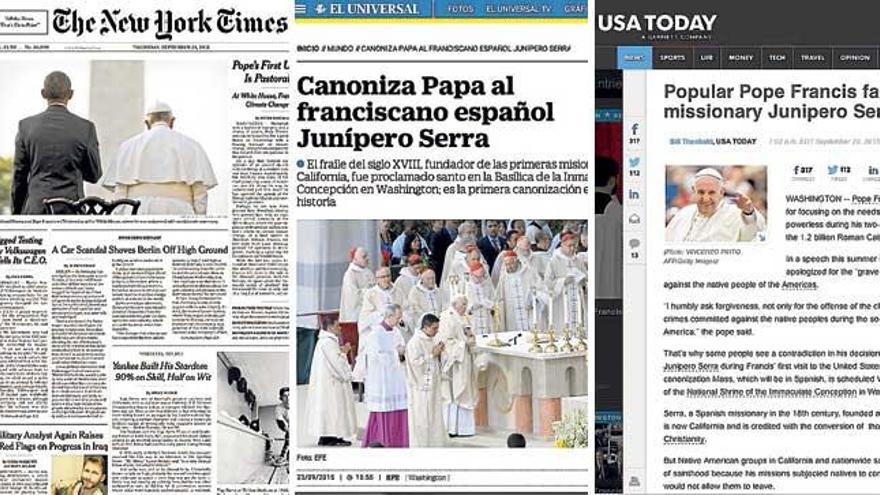 La prensa americana incide en la dualidad