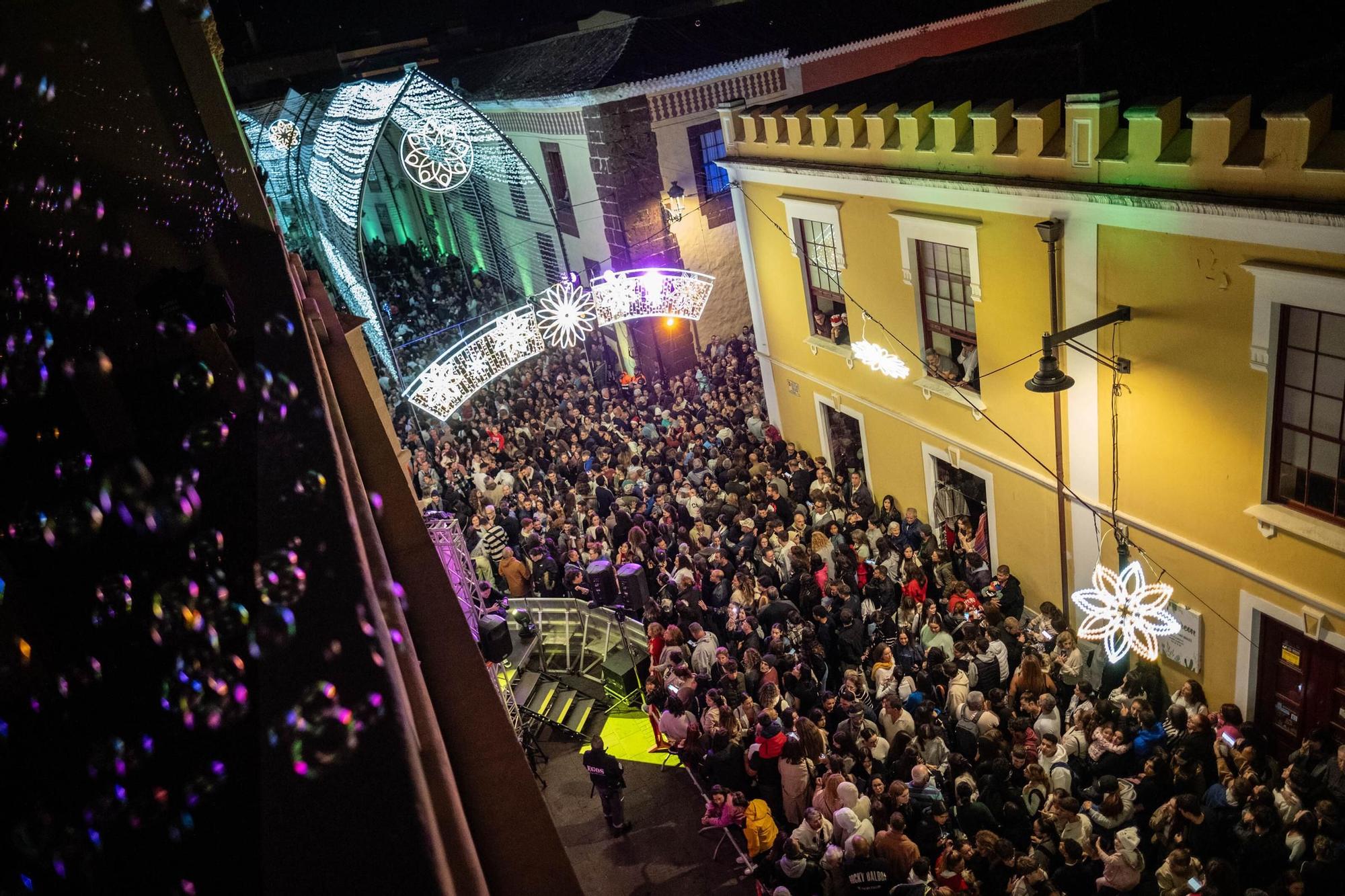 El encendido de las luces de Navidad de La Laguna, en imágenes