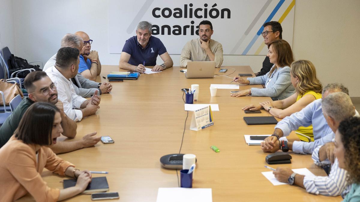 Fernando Clavijo preside la reunión del Comité Ejecutivo Nacional de CC tras las elecciones del 28M.