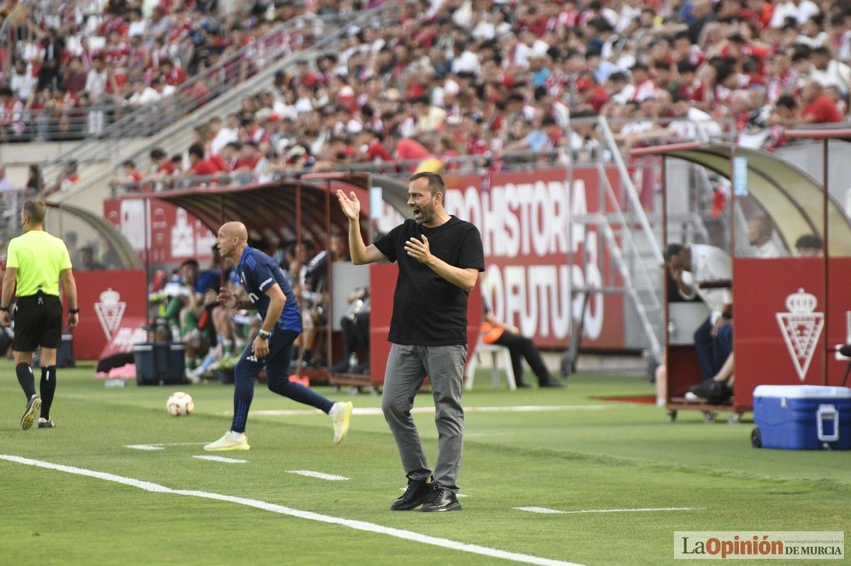Así fue el encuentro del play off del Real Murcia y el Nástic en la lucha por el ascenso
