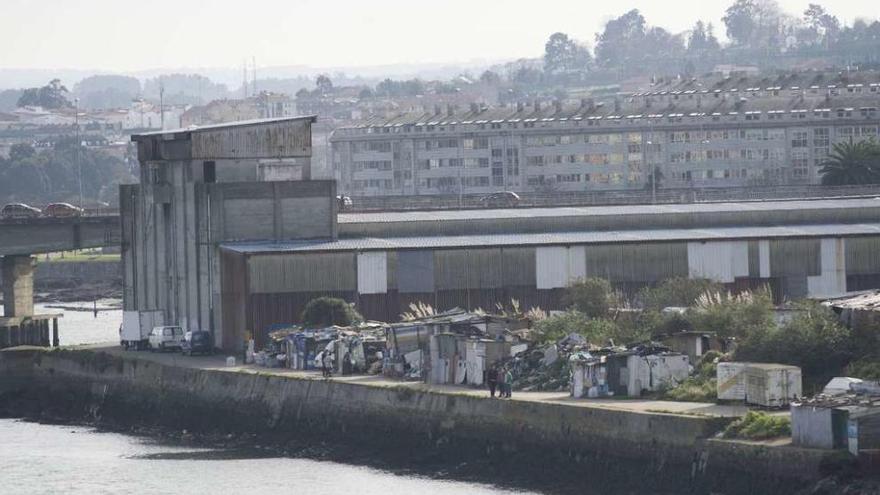 Vista del poblado de A Pasaxe, para el que también se solicitan fondos europeos.