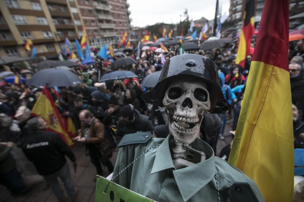 Manifestación policias en Oviedo