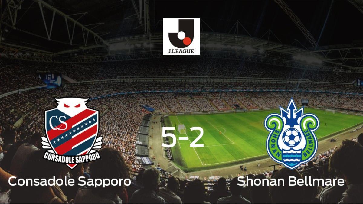 Los tres puntos se quedan en casa: goleada del Consadole Sapporo al Shonan Bellmare (5-2)
