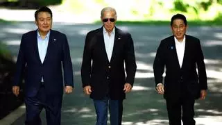 Estados Unidos sella una alianza histórica con Japón y Corea del Sur para contener a China