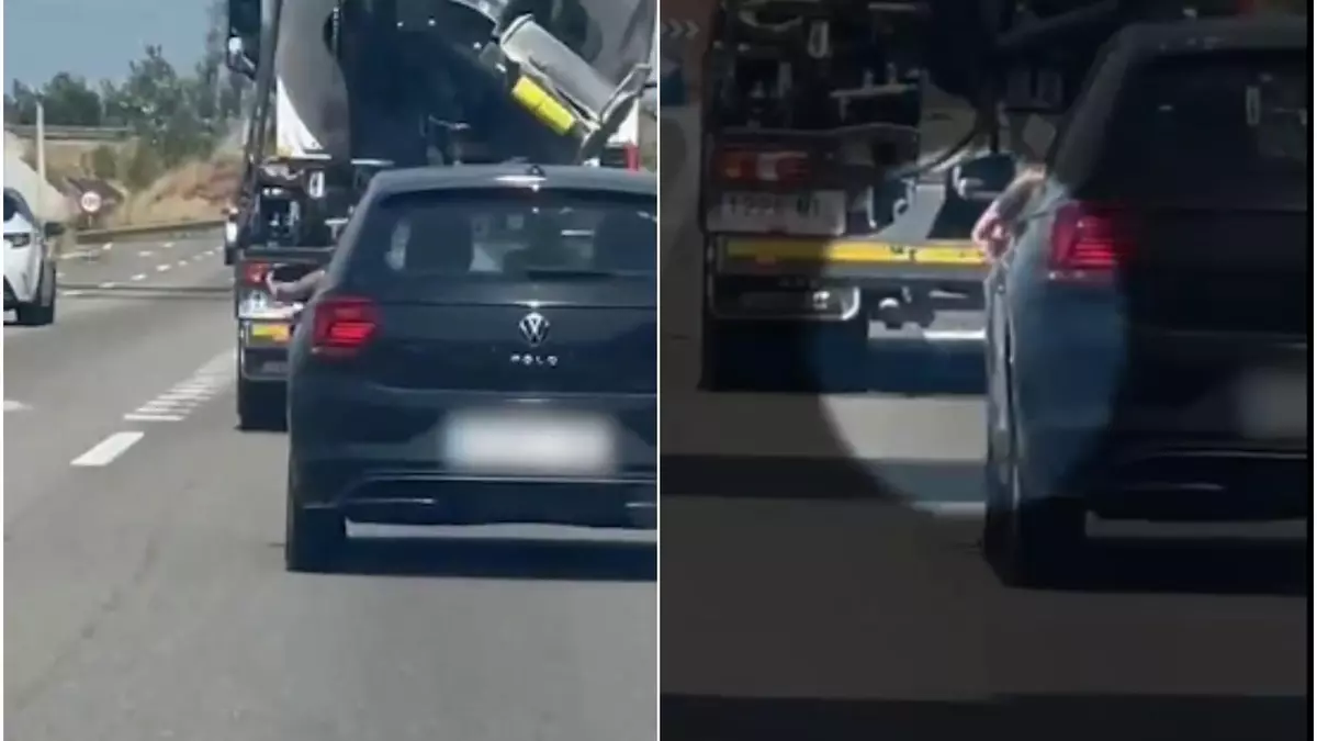 Una burilla llençada a la C-25 a Manresa costa 500 euros i 6 punts a un conductor
