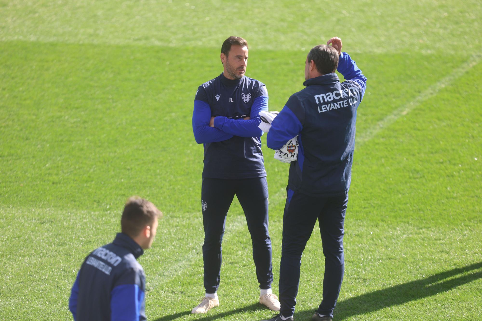 Sesión de entrenamiento del Levante UD previo al partido frente al CD Lugo