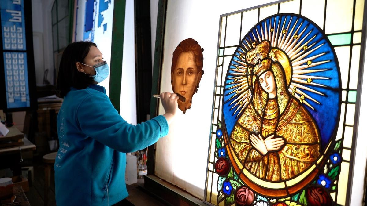 El Museo de Vitrales es un taller que cuenta con más de 100 años de historia